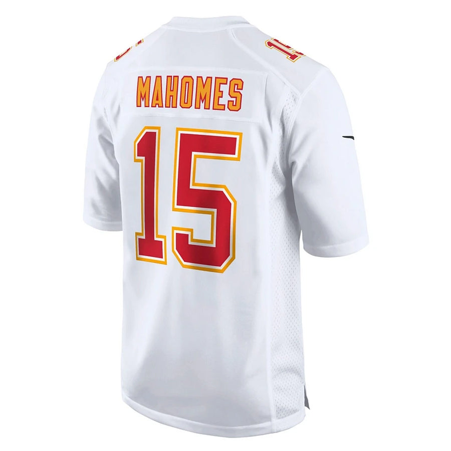 Tlead KC.Chiefs #15 Patrick Mahomes Player White Fashion Home Game Stitched Jerseys