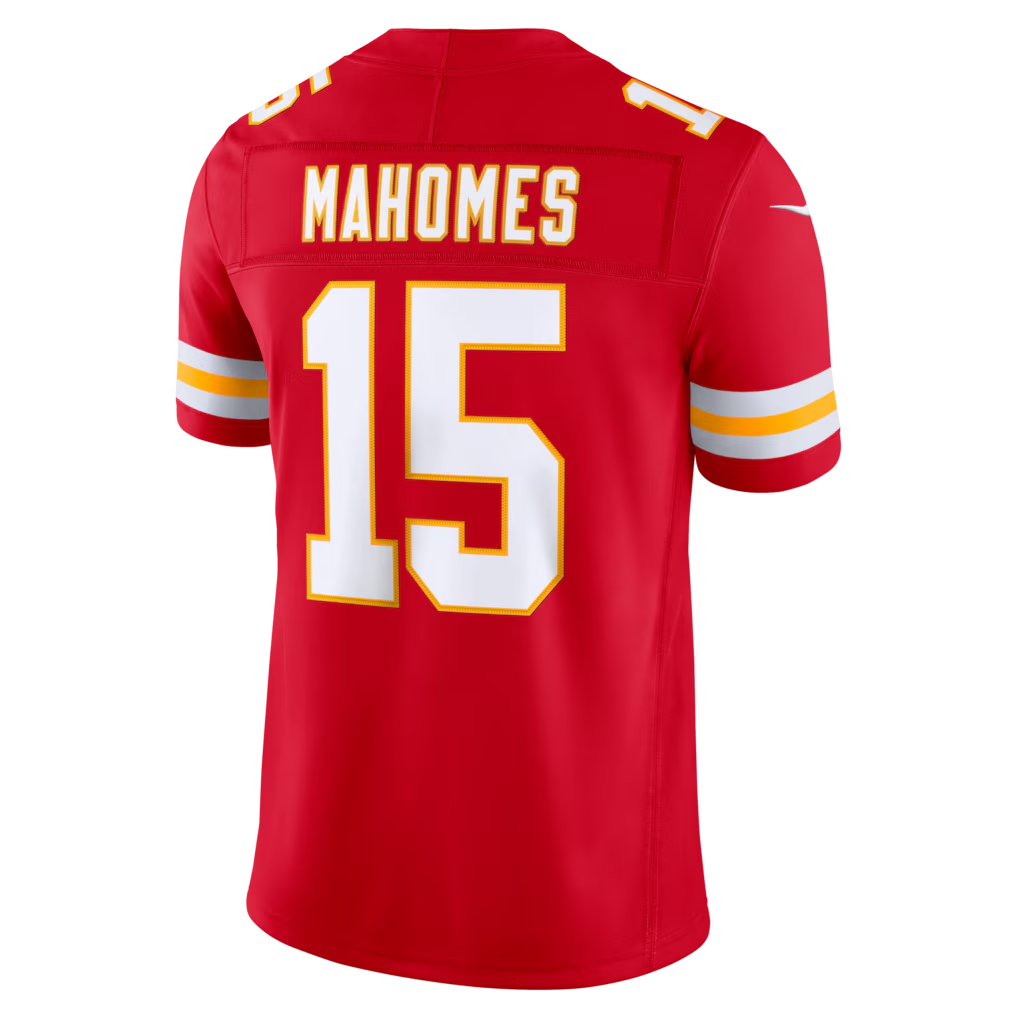 Tlead KC.Chiefs #15 Patrick Mahomes Red Team Vapor F.U.S.E. Stitched Limited Jerseys