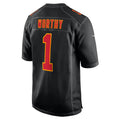 Tlead KC.Chiefs #1 Xavier Worthy Player Carbon Black Fashion Game Stitched Jerseys