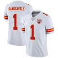 Tlead KC.Chiefs #1 Xavier Worthy Player White Vapor Limited Stitched Jerseys