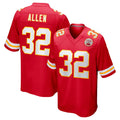 Tlead KC.Chiefs #32 Marcus Allen Player Red Home Game Stitched Jerseys