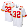 Tlead KC.Chiefs #32 Marcus Allen Player White Home Game Stitched Jerseys
