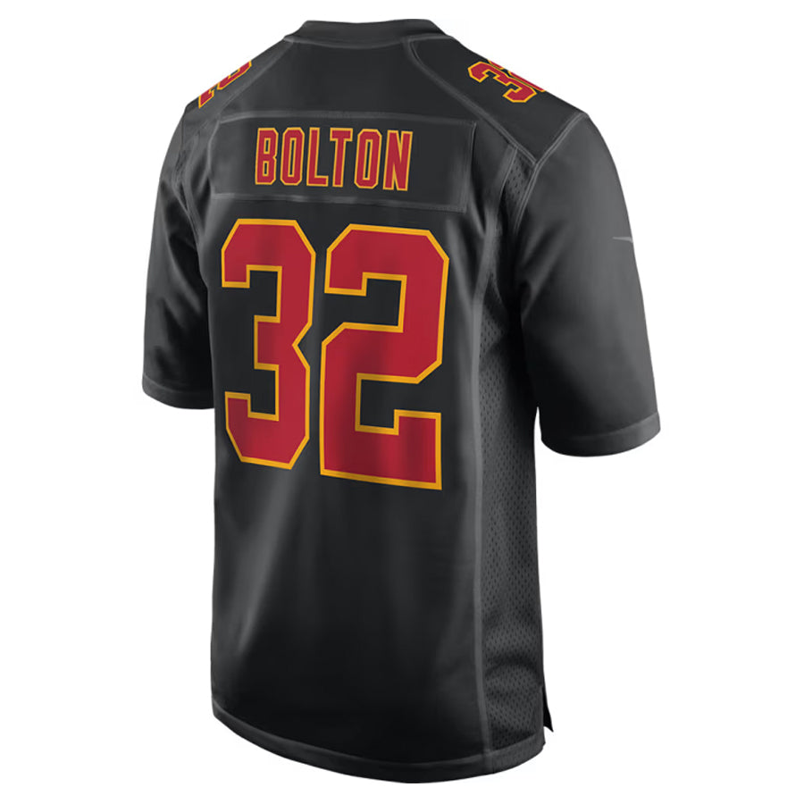 Tlead KC.Chiefs #32 Nick Bolton Player Black Fashion Game Stitched Jerseys