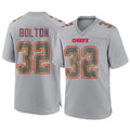 Tlead KC.Chiefs #32 Nick Bolton Player Gray Limited Game Stitched Jerseys