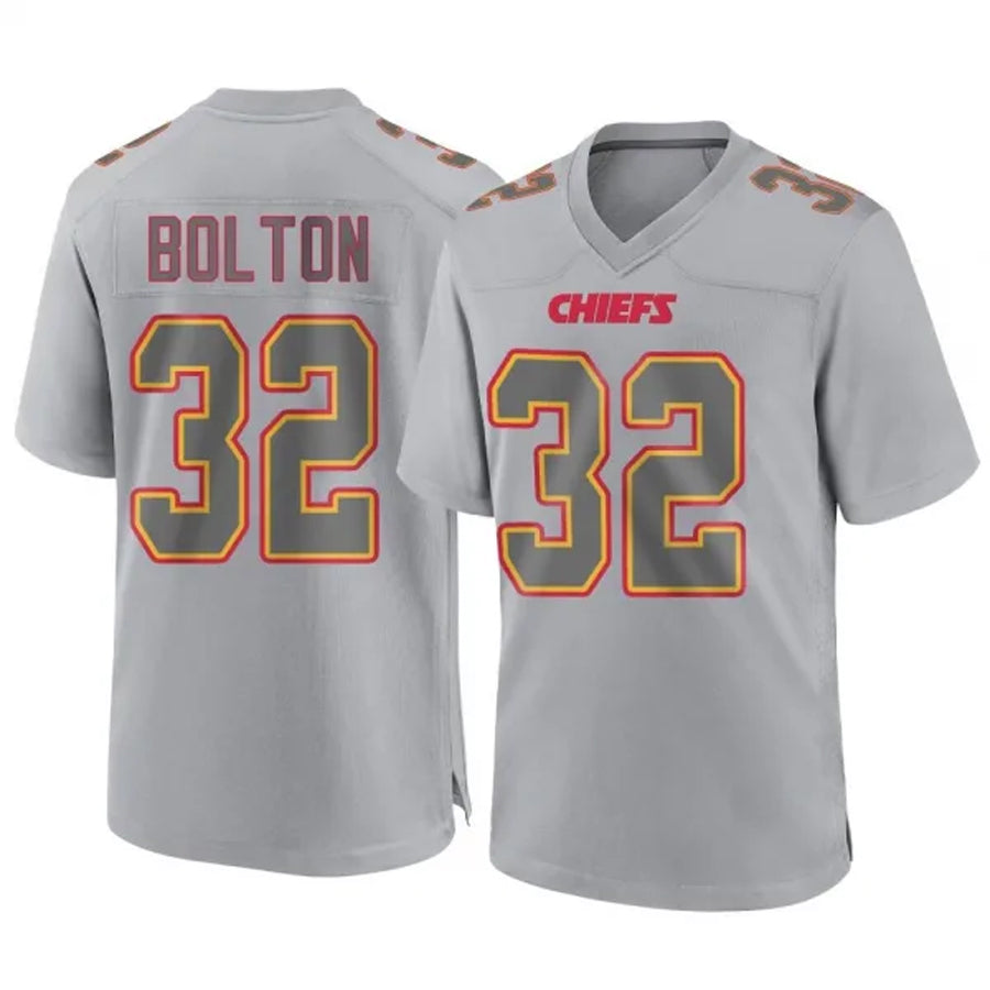 Tlead KC.Chiefs #32 Nick Bolton Player Gray Limited Game Stitched Jerseys