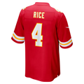 Tlead KC.Chiefs #4 Chiefs Rashee Rice Red Game Stitched Jerseys