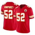 Tlead KC.Chiefs #52 Creed Humphrey Player Red Limited Vapor F.U.S.E. Home Game Stitched Jerseys
