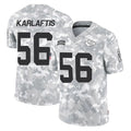 Tlead KC.Chiefs #56 George Karlaftis Player Arctic Camo Salute To Service Limited Game Stitched Jerseys
