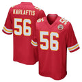 Tlead KC.Chiefs #56 George Karlaftis Player Red Home Game Stitched Jerseys