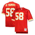 Tlead KC.Chiefs #58 Derrick Thomas Player Red Mitchell & Ness 1994 Throwback Retired Stitched Jerseys