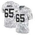Tlead KC.Chiefs #65 Trey Smith Player Arctic Camo Salute To Service Limited Game Stitched Jerseys