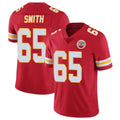 Tlead KC.Chiefs #65 Trey Smithy Player Red Limited Vapor Untouchable Home Game Stitched Jerseys