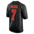 Tlead KC.Chiefs #7 Harrison Butker Player Carbon Black Fashion Game Stitched Jerseys