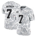 Tlead KC.Chiefs #7 Harrison Butker Player Limited Arctic Camo Salute to Service Stitched Jerseys