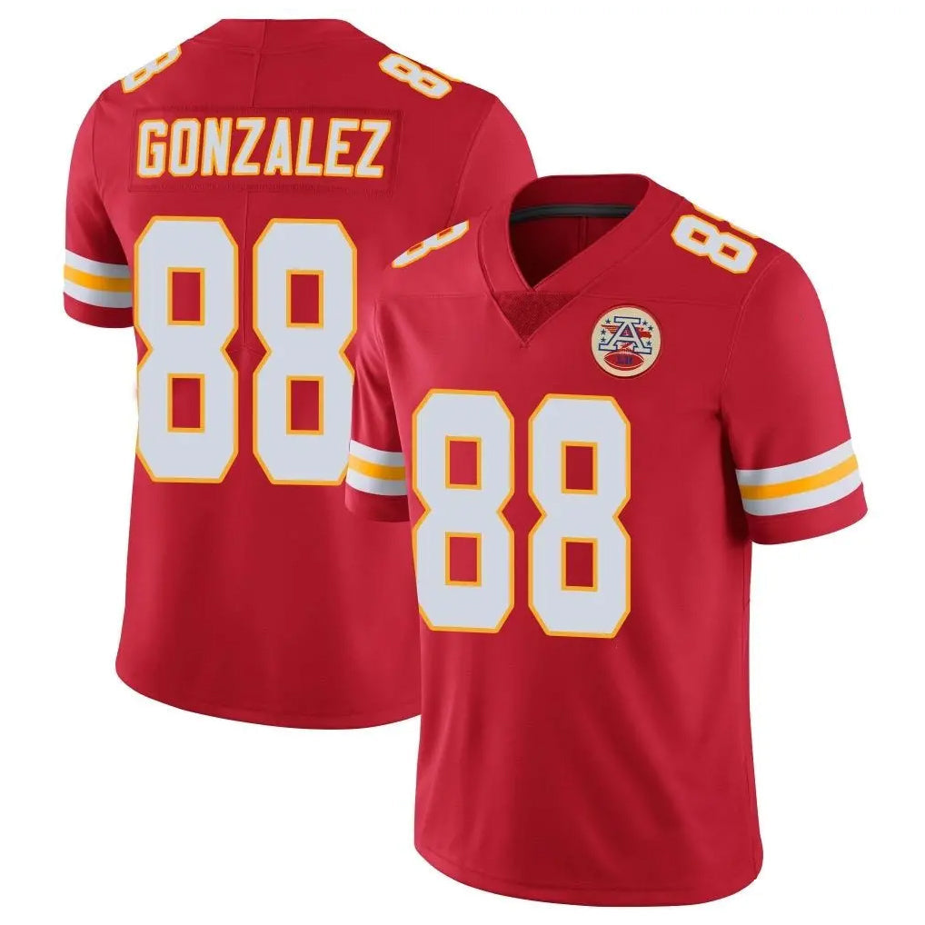 Tlead KC.Chiefs #88 Tony Gonzalez Player Red Limited Vapor Untouchable Home Game Stitched Jerseys