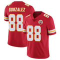 Tlead KC.Chiefs #88 Tony Gonzalez Player Red Limited Vapor Untouchable Home Game Stitched Jerseys
