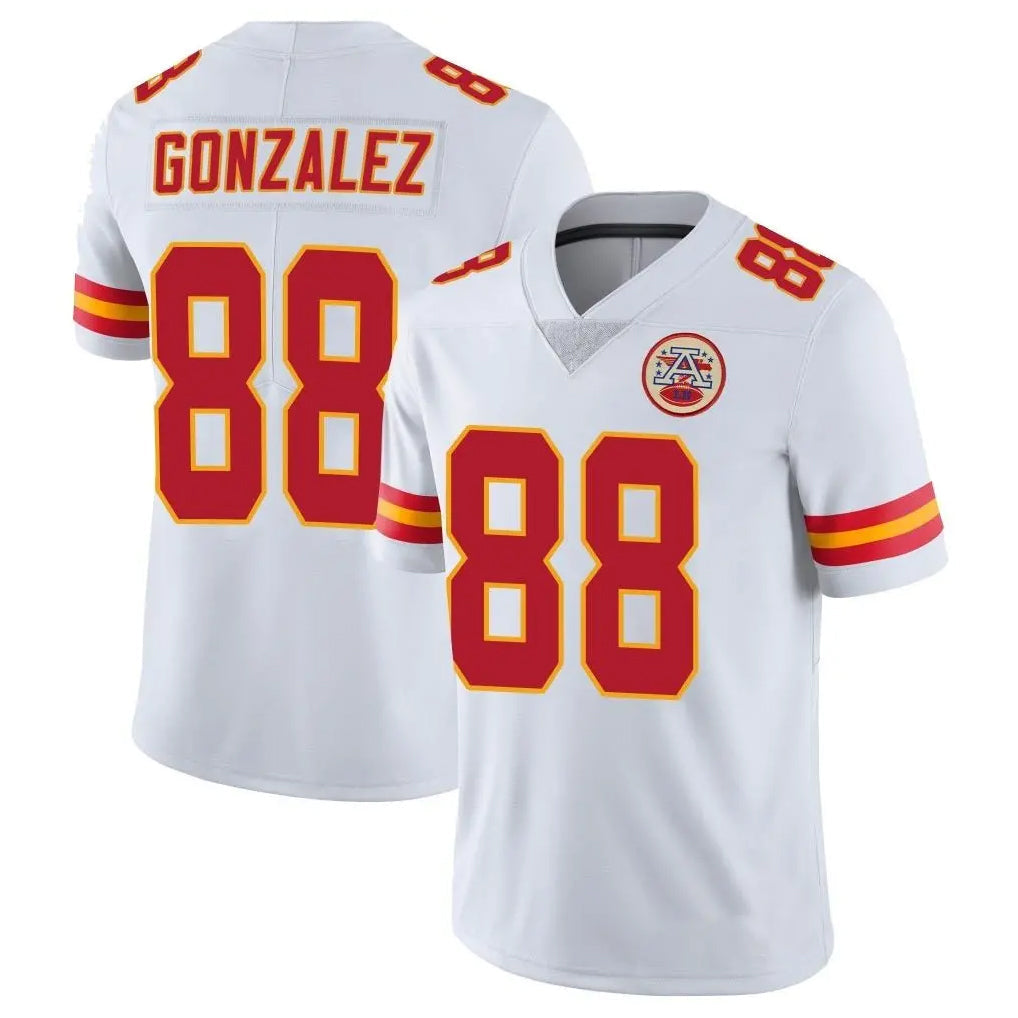 Tlead KC.Chiefs #88 Tony Gonzalez Player White Limited Vapor Untouchable Home Game Stitched Jerseys