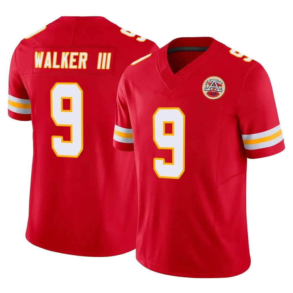 Tlead KC.Chiefs #9 Kenneth Walker III Player Red Limited Vapor F.U.S.E. Home Game Stitched Jerseys