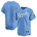 Tlead KC.Royals Light Blue Alt Limited Home Blank Player Stitched Jerseys