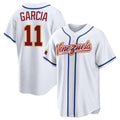 Tlead KC.Royals #11 Maikel Garcia Player White 2026 World Classic Home Stitched Jerseys