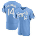Tlead KC.Royals #14 Jac Caglianone Player Light Blue Alt Limited Elite Home Stitched Jerseys