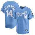 Tlead KC.Royals #14 Jac Caglianone Player Light Blue Alt Limited Home Stitched Jerseys