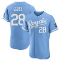 Tlead KC.Royals #28 Kyle Isbel Player Light Blue Alt Limited Elite Home Stitched Jerseys