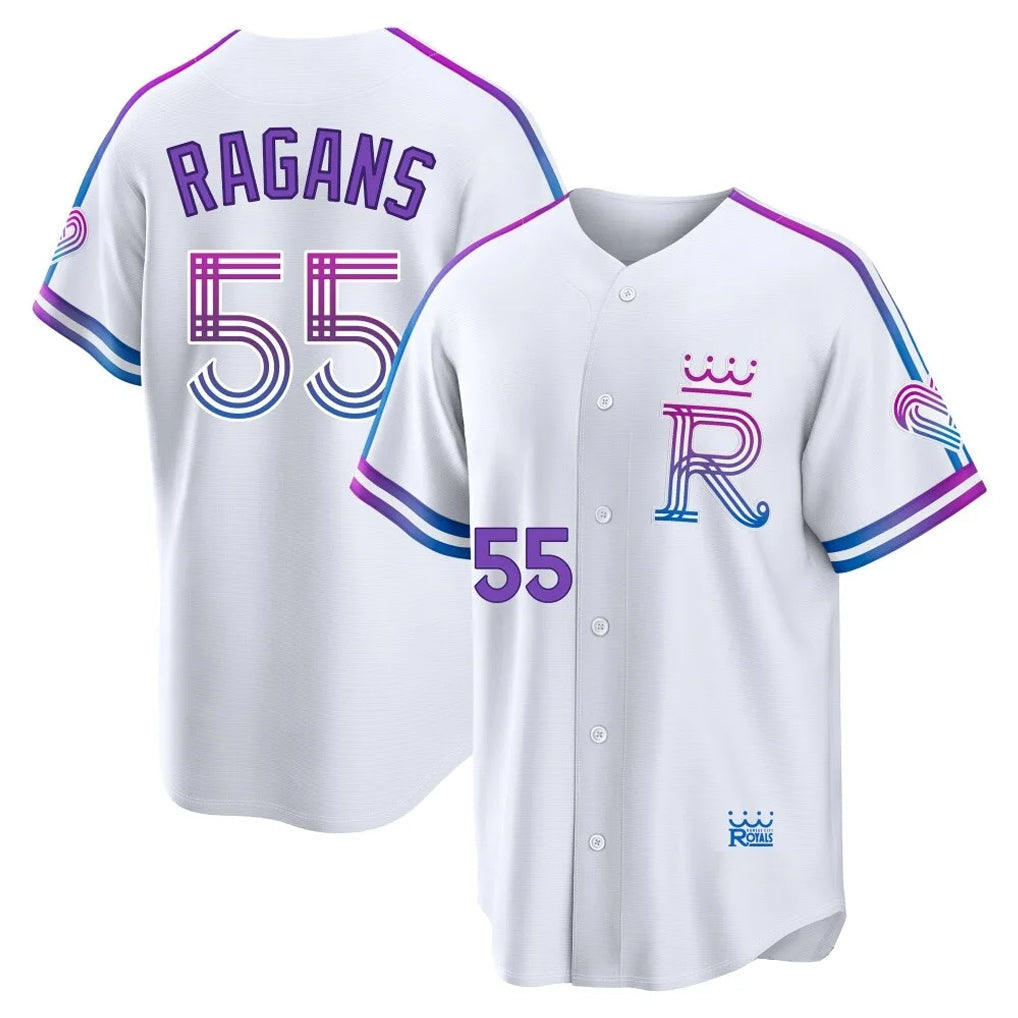 Tlead KC.Royals #55 Cole Ragans Player White 2026 City Connect Limited Home Stitched Jerseys