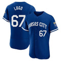 Tlead KC.Royals #67 Seth Lugo Player Royal Limited Elite Home Stitched Jerseys
