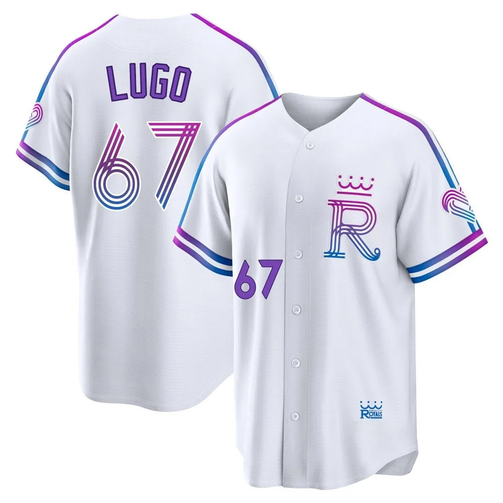 Tlead KC.Royals #67 Seth Lugo Player White 2026 City Connect Limited Home Stitched Jerseys