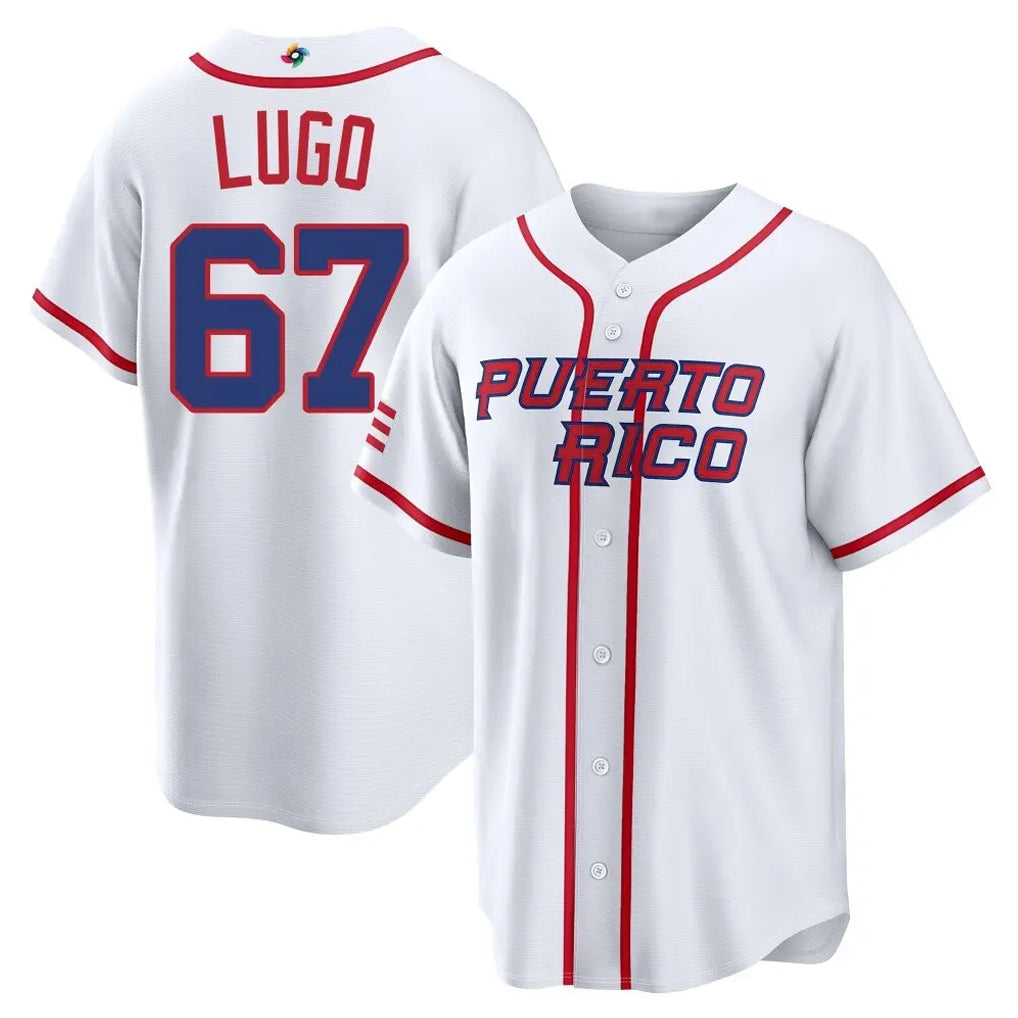 Tlead KC.Royals #67 Seth Lugo Player White 2026 World Classic Home Stitched Jerseys