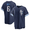 Tlead KC.Royals #6 Jonathan India Player Navy City Connect Home Game Stitched Jerseys
