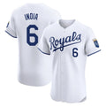 Tlead KC.Royals #6 Jonathan India Player White Alt Limited Elite Home Stitched Jerseys