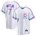 Tlead KC.Royals #7 Bobby Witt Jr. Player White 2026 City Connect Limited Home Stitched Jerseys
