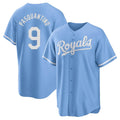 Tlead KC.Royals #9 Vinnie Pasquantino Player Light Blue Home Game Stitched Jerseys