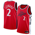 Tlead LA.Clippers #2 Kawhi Leonard Red 2024-2025 Swingman Stitched Jerseys - Statement Edition