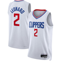 Tlead LA.Clippers #2 Kawhi Leonard White Swingman Stitched Jerseys - Association Edition