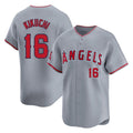 Tlead LA.Angels #16 Yusei Kikuchi Player Gray Home Limited Stitched Jerseys