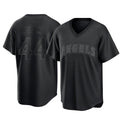 Tlead LA.Angels #44 Ben Joyce Player Black Pitch Fashion T-shirt Stitched Jerseys