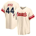 Tlead LA.Angels #44 Ben Joyce Player Cream City Connect Home Stitched Jerseys