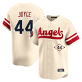 Tlead LA.Angels #44 Ben Joyce Player Cream City Connect Limited Home Stitched Jerseys
