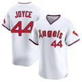 Tlead LA.Angels #44 Ben Joyce Player White T-shirt Home Limited Stitched Jerseys