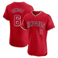 Tlead LA.Angels #6 Anthony Rendon Player Red Home Limited Elite Stitched Jerseys