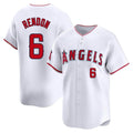 Tlead LA.Angels #6 Anthony Rendon Player White Limited Home Stitched Jerseys