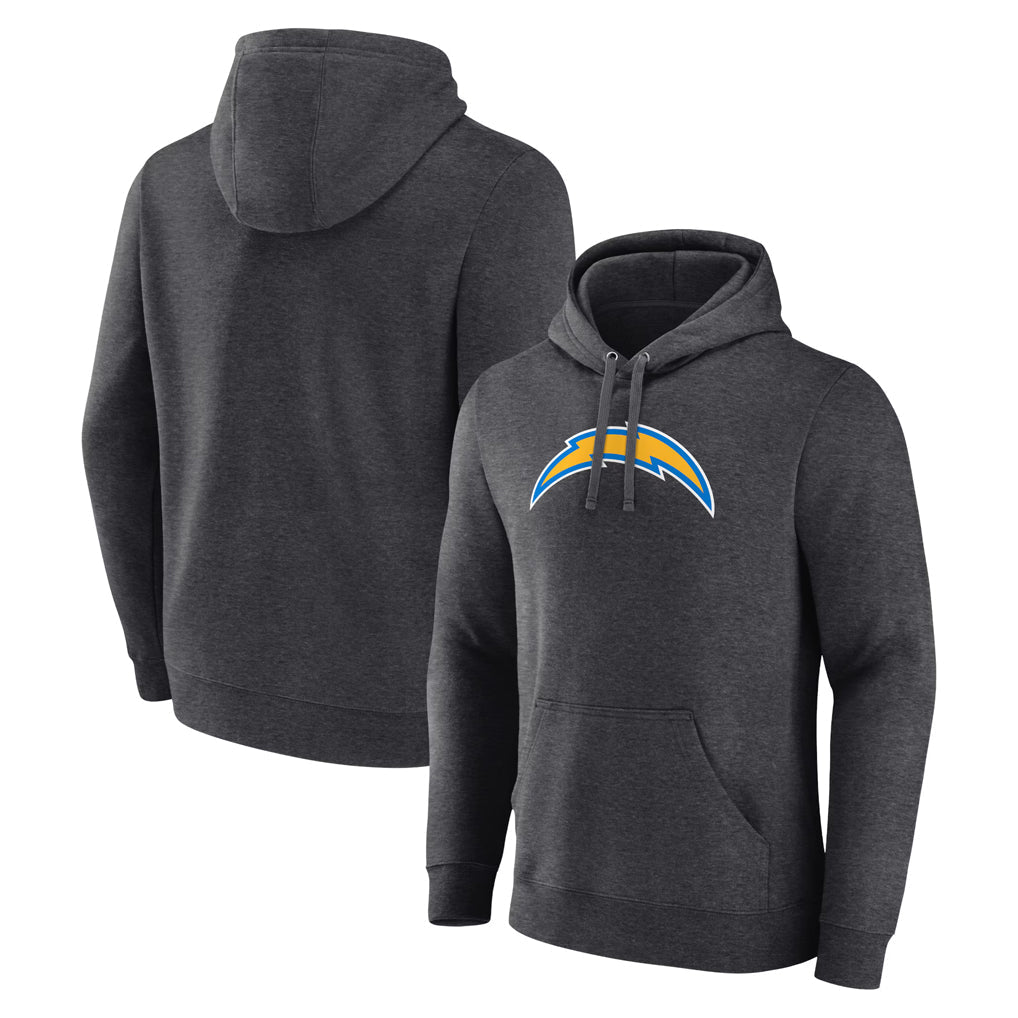 Tlead LA.Chargers Gray Pullover Hoodies Home Game Blank Player Stitched Jerseys