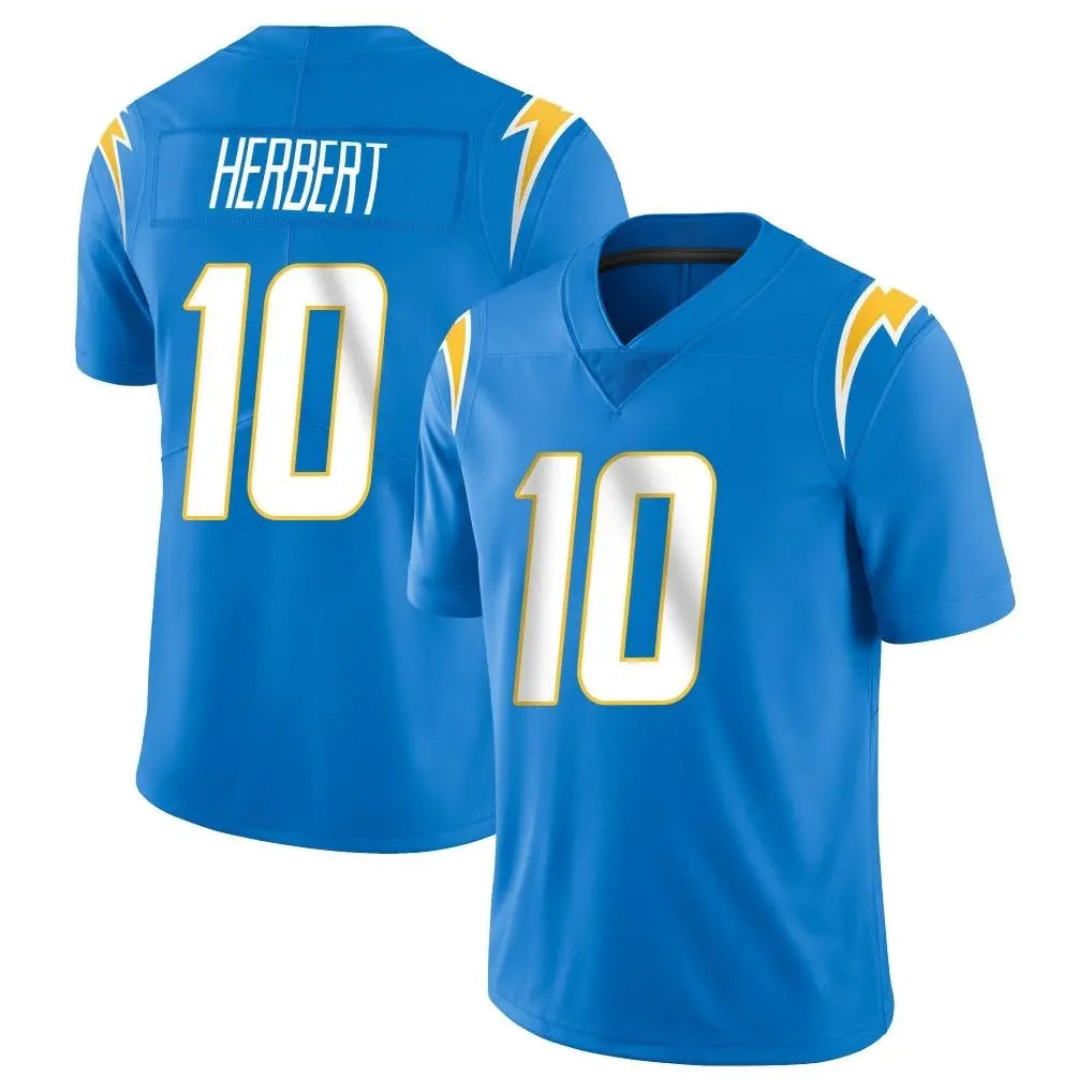 Tlead LA.Chargers #10 Justin Herbert Player Blue Limited Vapor Untouchable Home Game Stitched Jerseys
