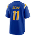 Tlead LA.Chargers #11 Cameron Dicker Player Royal Home Game Stitched Jerseys