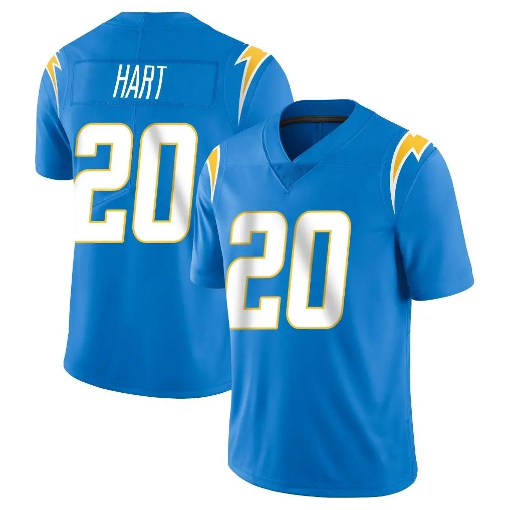 Tlead LA.Chargers #20 Cam Hart Player Blue Limited Vapor Untouchable Home Game Stitched Jerseys