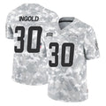 Tlead LA.Chargers #30 Alec Ingold Player Arctic Camo Salute To Service Limited Game Stitched Jerseys