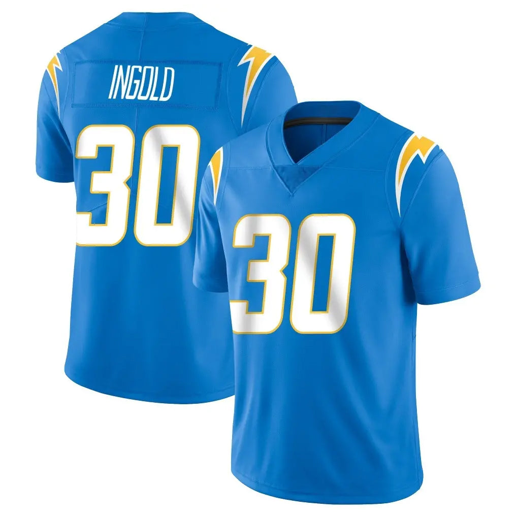 Tlead LA.Chargers #30 Alec Ingold Player Blue Limited Vapor Untouchable Home Game Stitched Jerseys